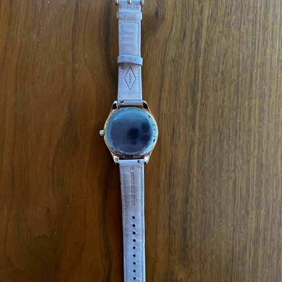 Fossil Women's Rose Gold Watch with Tan Leather Strap - Picture 3 of 3